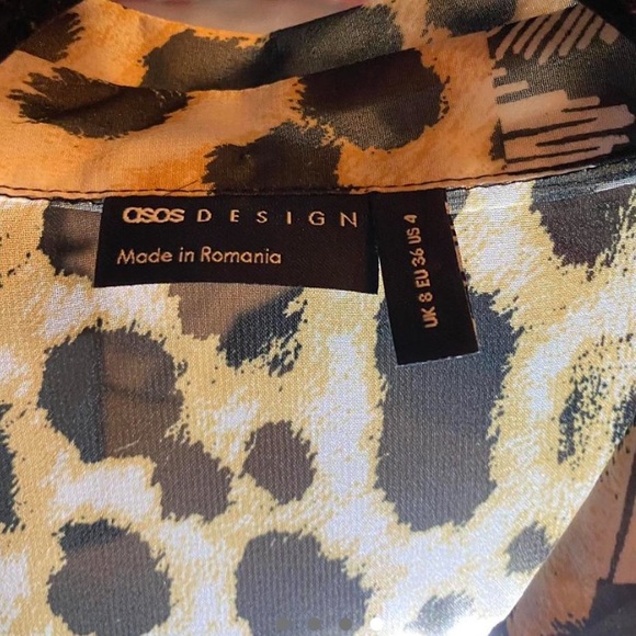 ASOS Animal Print Button Up - Picture 4 of 4
